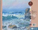 Альбом для пастели  А4 54л  Лилия Холдинг 200 г/м Aquamarinе (9 цветов)   /АПAq/А4*67902