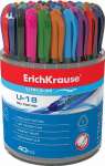 Ручка шар. E.K. Ultra Glide Technology U-18 маслян. треуг.корп, 1,0  уп. 40шт.,8 цветов в асс.   /32538*73663