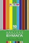Бумага цветная А4 -10л. 10 цв. HATBER   /10Бц4м*80857