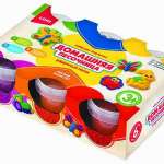 Набор песка "Радужный песок" 6цв.+формочки LORI   /Пт-014*93797