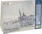 Планшет для пастели А3 20л  и акварели Лилия Холдинг 200г/м,2 цв. серый и оливковый   /ПЛ-6457*20317