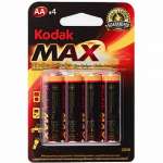 Элемент питания АА LR6 Kodak MAX Alkaline   /Б0029804*31107