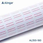 Ценник цветной клейкий 2,1*1,2см  белый,  ALINGAR   /AL350-180*12255