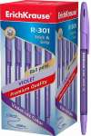 Ручка шар. E.K. R-301/50 Violet Stick&Grip, фиолет. корп.,  0,7мм., фиол.   /44592*40279