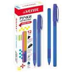 Ручка шар. deVENTE "Speed pro. Triolino Soft" 0.7м,  син. soft touch,уп.12   /5073846*73664