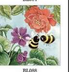 Вышивание бисером Пчелки в цветах 15*15 с част.заполн. РЫЖИЙ КОТ   /BL088*54218