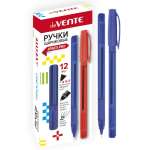 Ручка шар. deVENTE "Speed pro. Triolino Translucent"рез.держ. 0.7м,  син. уп.12   /5073842*11165