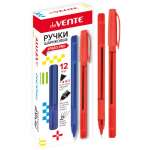 Ручка шар. deVENTE "Speed pro. Triolino Translucent"рез.держ. 0.7м,  красн.   /5073844*80133
