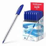 Ручка шар. E.K. Ultra Glide Technology U-108 ClassicStick прозрач.корп, 1,0мм, синяя   /47564/50*40148