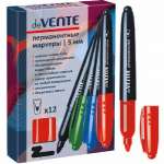 Маркер перманентный deVENTE 5 мм пулевидный наконечник, красный   /5043736*26651