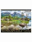 Пазлы 1000 эл. Рыжий кот Konigspuzzle "Германия.Озеро Хинтерзее"   /ГИК1000-0640*48448