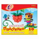 Пластилин 10 цв. Луч  Кроха мягкий, 165 г   /12С 875-08*26722