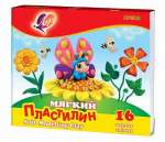 Пластилин 16 цв. Луч  Кроха мягкий, 264 г   /28С 1646*80699