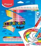 Карандаши цветные 12 цв. MAPED "Color Peps OOPS" пластик, стираемый, с/л   /832812*46960