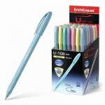 Ручка шар. E.K. Ultra Glide Technology U-108 Pastel Stick прозрач.корп, 1,0мм, синяя   /58110*22920