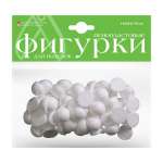Фигуры из пенопласта, d=20мм, 60 шт. "Полусферы" п/п с е/подвесом  АЛЬТ   /2-202/08*90998