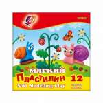 Пластилин 12 цв. Луч  Кроха мягкий, 180 г   /23С 1484-08*87835