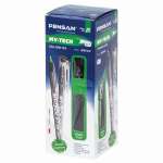 Ручка шар. PENSAN My-Tech  игольч., 0,7мм, зел.   /2240з*47008
