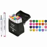 Набор маркеров deVENTE 24 шт. для скетчинга "Emotion" двустор.(кистевид./скош.), трехгран. корп.,т/с   /5044111*40205