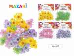 Заготовки для декорирования Mazari кубики 2см, 9 шт, дерево, цветн.   /М-10003-04*85197