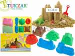Песок кинетический Цветной 2*500гр, карт.коробка с формочками TUKZAR   /TZ3531*93393