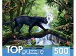 Пазлы 500 эл. Рыжий кот Топpuzzle "Черная пантера"   /ХТП500-6816*77846