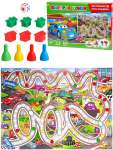 Игра наст. Быстрые гонки РЫЖИЙ КОТ (ходилка)   /ИНЗ-3083*86038