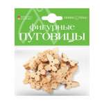 Пуговицы декоративные Mazari "FLOWERS"  дерево 18шт   /M-10025,10139,20139*39475