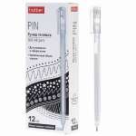 Ручка гелевая HATBER Pin трехгран.корп, 0.5мм, белая   /GP_086981*21155