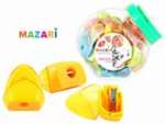 Точилка пласт. Mazari "Amator" 1 отв. с контейнером   /М-6651*92187