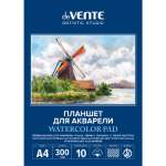 Папка для акварели А4 10л. deVENTE "ARTISTIC STUDIO"  блок 300г/м 50% хлопок с/з   /2131317*47087