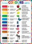 Плакат.COLOURS, Мир Открыток, 50*70см   /0-02-277*91649