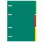 Тетрадь 120л. А5 ЭКСМО на кольцах. пласт.обл., разделитель   /ПБП120*64880