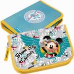 Пенал матерчатый 1 отд. Е.К. Mickey Club House Aviator с наполн.   /30579*69246