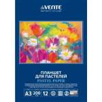 Папка для пастели А3 12л deVENTE "ARTISTIC STUDIO" 210г/м 4цв.   /2135302*56168