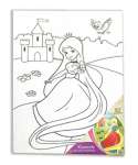 Холст на картоне 15*15 см deVENTE"ART" грунт., 280г/м2, 100% хлопок м/з, черный   /8150429*30557