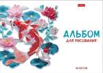 Альбом 48 л. HATBER пласт. обл.. асс.   /48А4Впл*70958