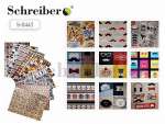 Бумага упаковочная Schreiber 75*51см Мужская серия 80г асс.   /S8445*50778