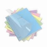 Тетрадь 12л. косая частая линия Полиграфика Классика  пласт. обложка MIX   /60552*38913