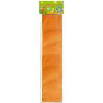 Бумага цветная крепированная 50*250см ЭКСМО оранжевая   /КБ008*10684