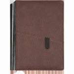 Ежедневник А-5 deVENTE 168л 2026г Brighton иск.кожа, поролон, тонир.блок,карман д/тел.визи, асс.   /2232671*47377