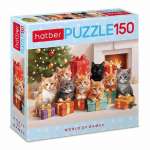 Пазлы 150 эл. 220*330 HATBER Котята с подарками   /150П34*74208