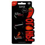 Значки 3шт. ФЕНИКС "Фразы с характером"   /71103*64745