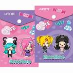 Папка на кнопке deVENTE А6 0,18 мм фольга асс.   /3071230-33*53114