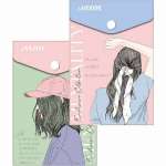 Папка на кнопке deVENTE А6 с рис. 0,18 мм непрозр.,полупр. асс.   /3071231-32*56279