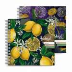 Скетчбук 200*200 20л  Миленд твер.обл. 200м/г на резинке   /С20-4082.4083*43784