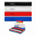 Линейка пласт. 15 см E.K. цвет.   /53875,57809,57837,61762,765*61076