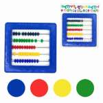 Счеты детские KWELT пласт. 11*11 см, асс   /К-7797*8044