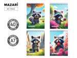 Блокнот А7 40л Mazari  спираль,асс   /асс*22870