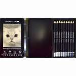 Набор каранд. черн.12 шт. deVENTE " Art" (2Т,Т,ТМ-2,М,2М,3М,4М,5М,6М,7М,8М)   /5030404*44142